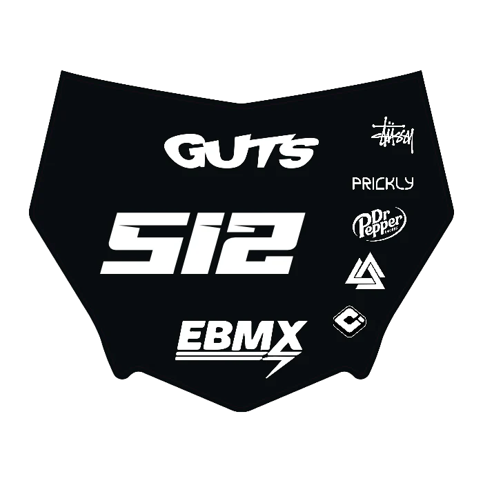 CUSTOM MOTOCUTZ FRONT PLATE DECAL