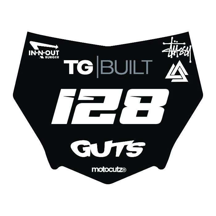 CUSTOM MOTOCUTZ FRONT PLATE DECAL