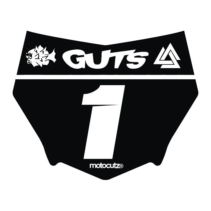 CUSTOM MOTOCUTZ FRONT PLATE DECAL