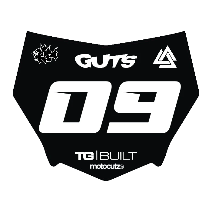CUSTOM MOTOCUTZ FRONT PLATE DECAL