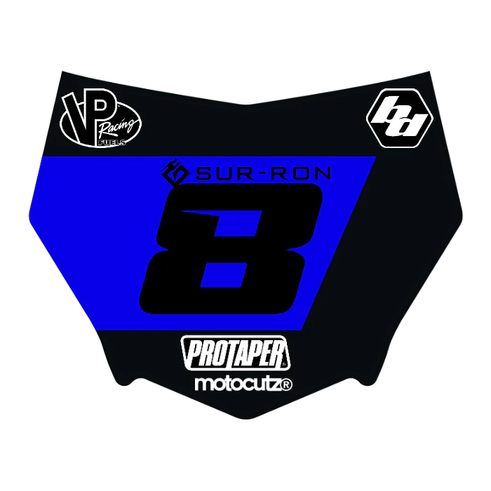 CUSTOM MOTOCUTZ FRONT PLATE DECAL