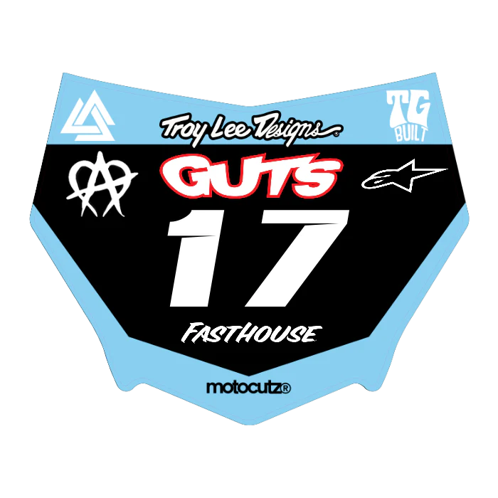 CUSTOM MOTOCUTZ FRONT PLATE DECAL
