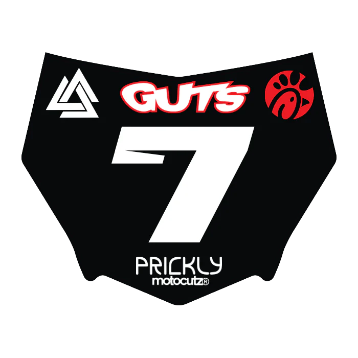 CUSTOM MOTOCUTZ FRONT PLATE DECAL