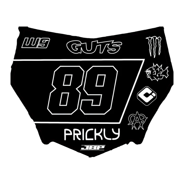 CUSTOM MOTOCUTZ FRONT PLATE DECAL
