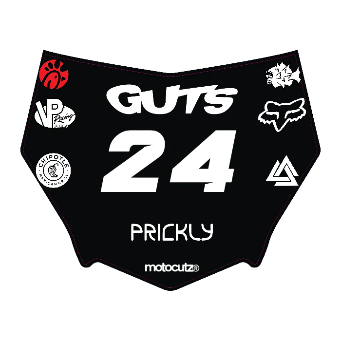 CUSTOM MOTOCUTZ FRONT PLATE DECAL