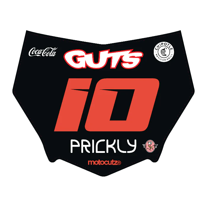 CUSTOM MOTOCUTZ FRONT PLATE DECAL