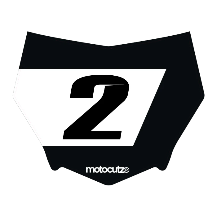 CUSTOM MOTOCUTZ FRONT PLATE DECAL