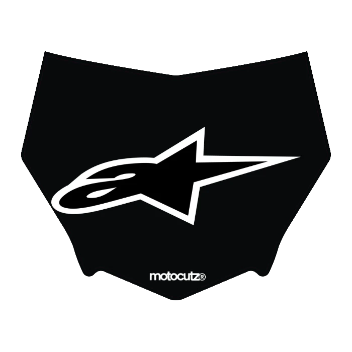 CUSTOM MOTOCUTZ FRONT PLATE DECAL