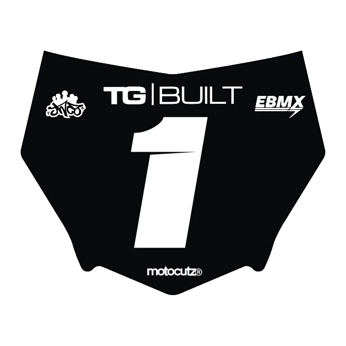 CUSTOM MOTOCUTZ FRONT PLATE DECAL