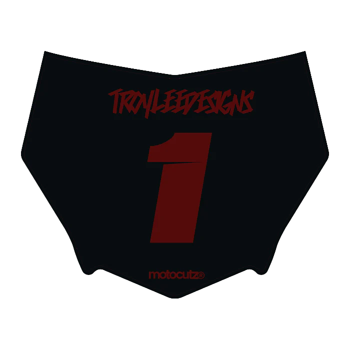 CUSTOM MOTOCUTZ FRONT PLATE DECAL