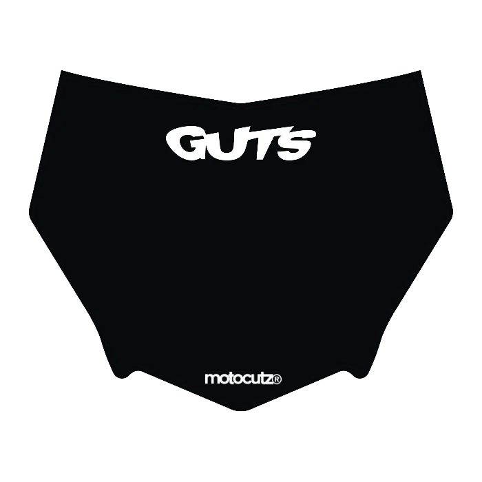 CUSTOM MOTOCUTZ FRONT PLATE DECAL