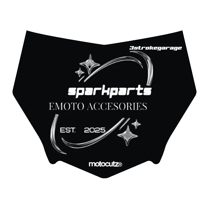 CUSTOM MOTOCUTZ FRONT PLATE DECAL