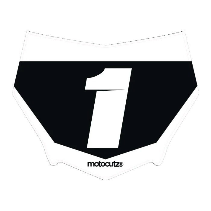 CUSTOM MOTOCUTZ FRONT PLATE DECAL