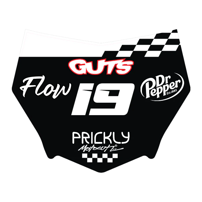 CUSTOM MOTOCUTZ FRONT PLATE DECAL