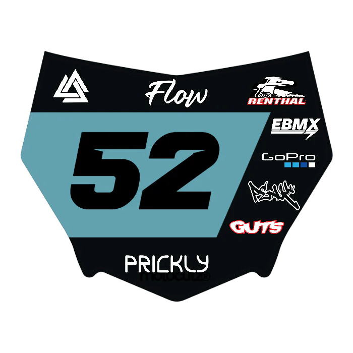 CUSTOM MOTOCUTZ FRONT PLATE DECAL