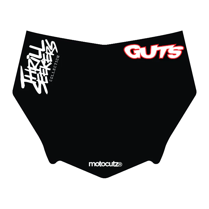 CUSTOM MOTOCUTZ FRONT PLATE DECAL