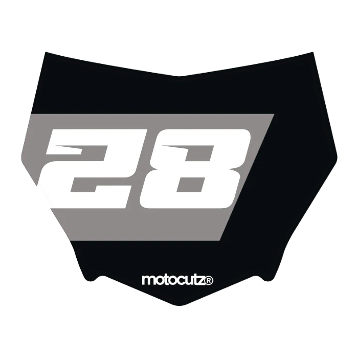 CUSTOM MOTOCUTZ FRONT PLATE DECAL