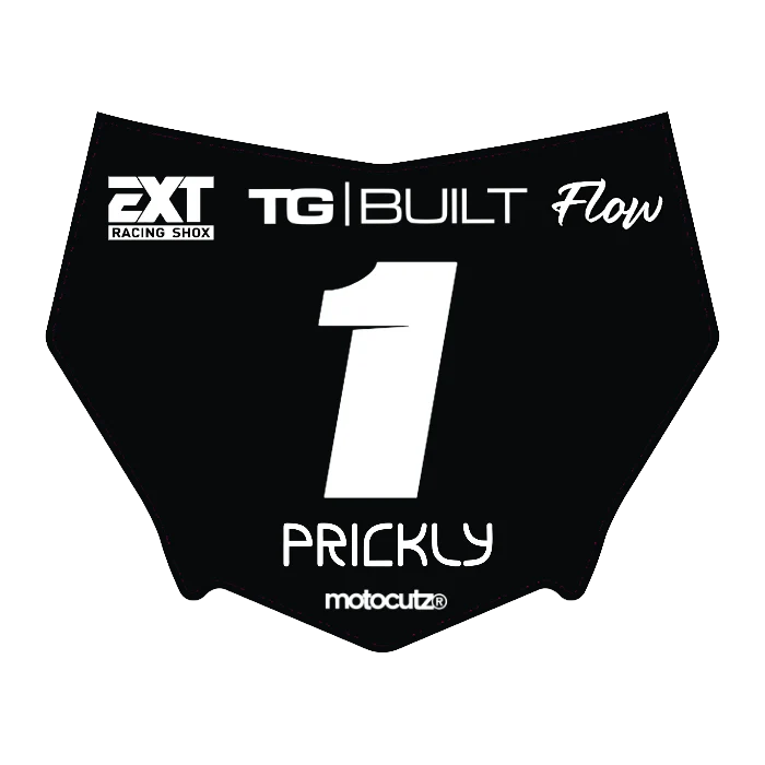 CUSTOM MOTOCUTZ FRONT PLATE DECAL