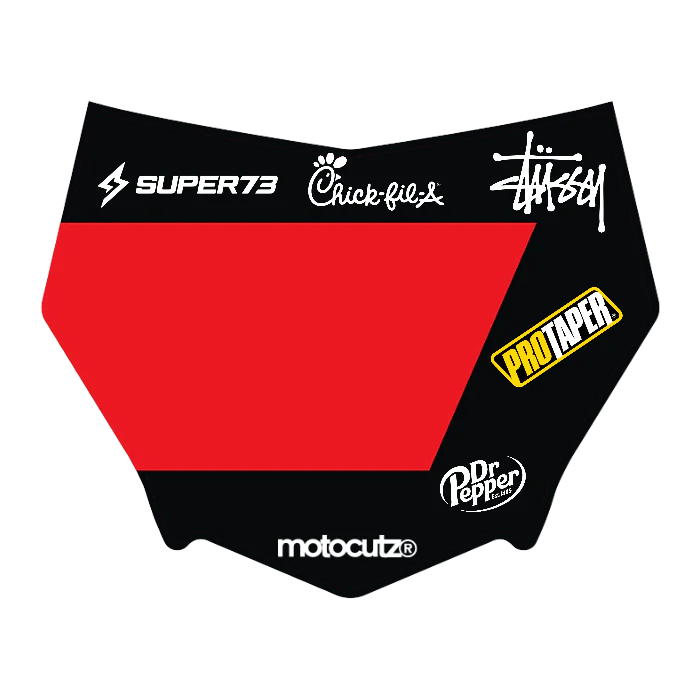 CUSTOM MOTOCUTZ FRONT PLATE DECAL