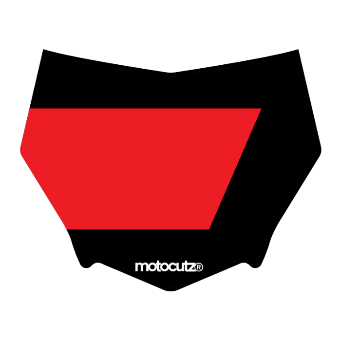 CUSTOM MOTOCUTZ FRONT PLATE DECAL