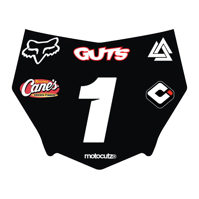 CUSTOM MOTOCUTZ FRONT PLATE DECAL