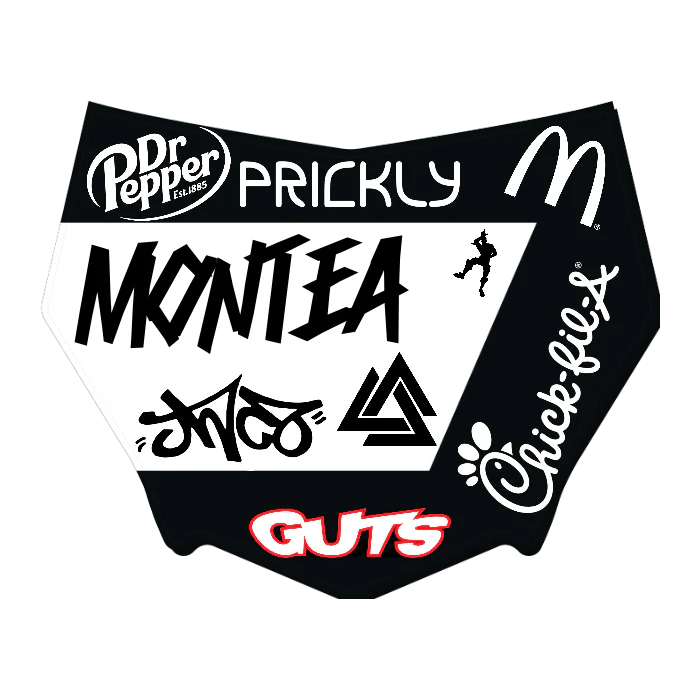 CUSTOM MOTOCUTZ FRONT PLATE DECAL