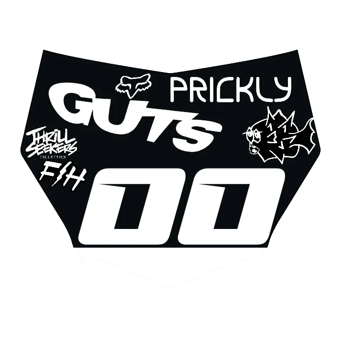 CUSTOM MOTOCUTZ FRONT PLATE DECAL