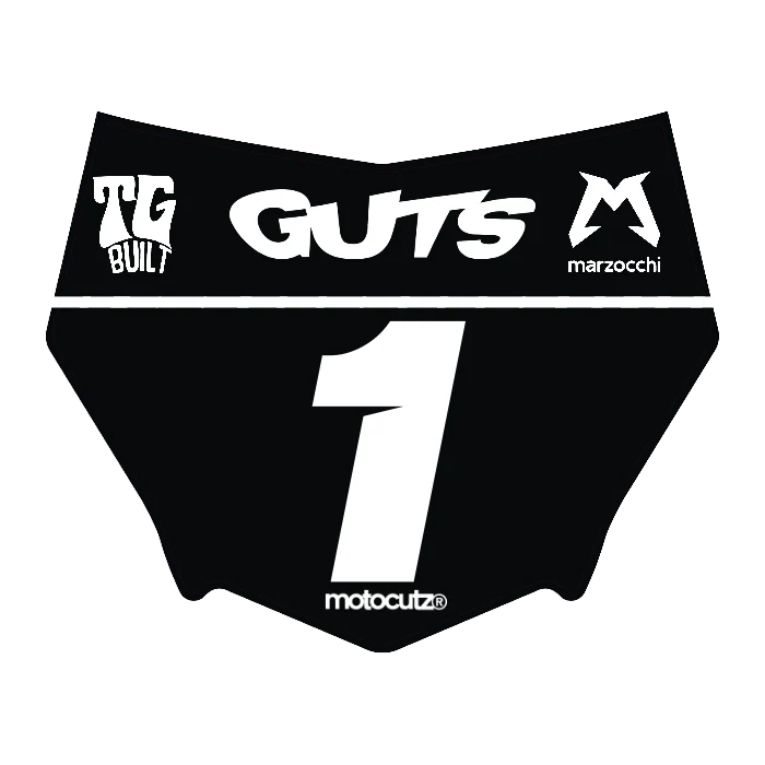 CUSTOM MOTOCUTZ FRONT PLATE DECAL