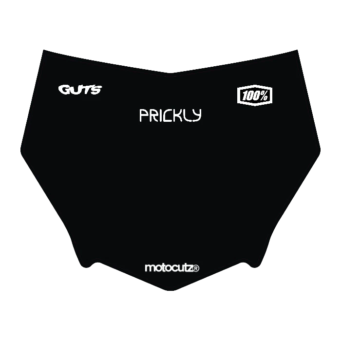 CUSTOM MOTOCUTZ FRONT PLATE DECAL