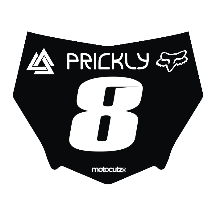 CUSTOM MOTOCUTZ FRONT PLATE DECAL