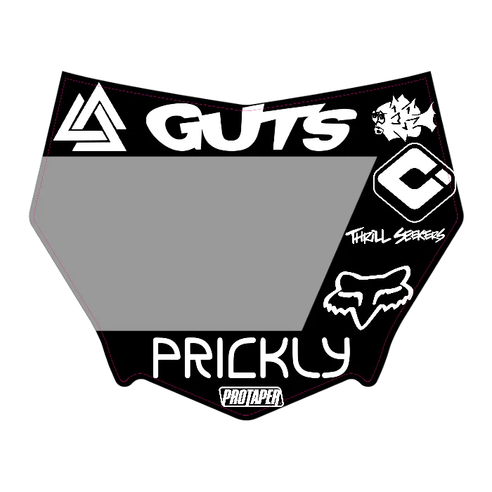 CUSTOM MOTOCUTZ FRONT PLATE DECAL