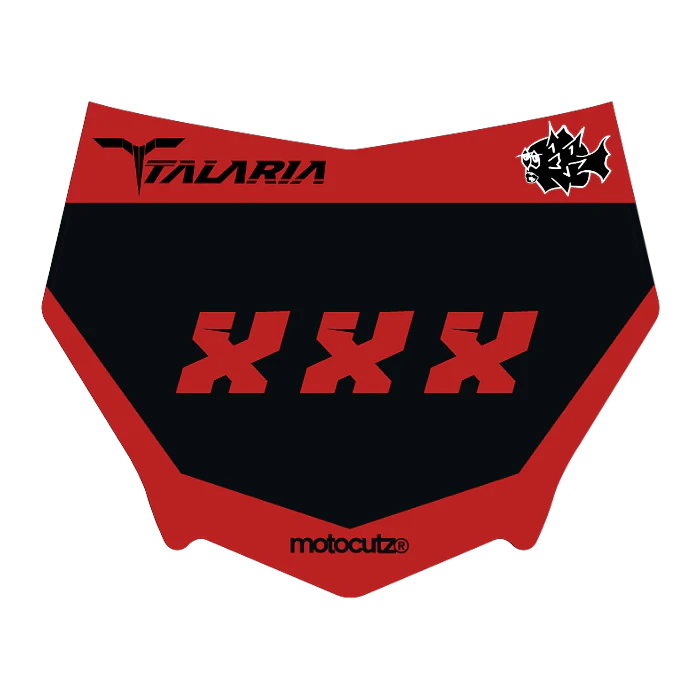 CUSTOM MOTOCUTZ FRONT PLATE DECAL