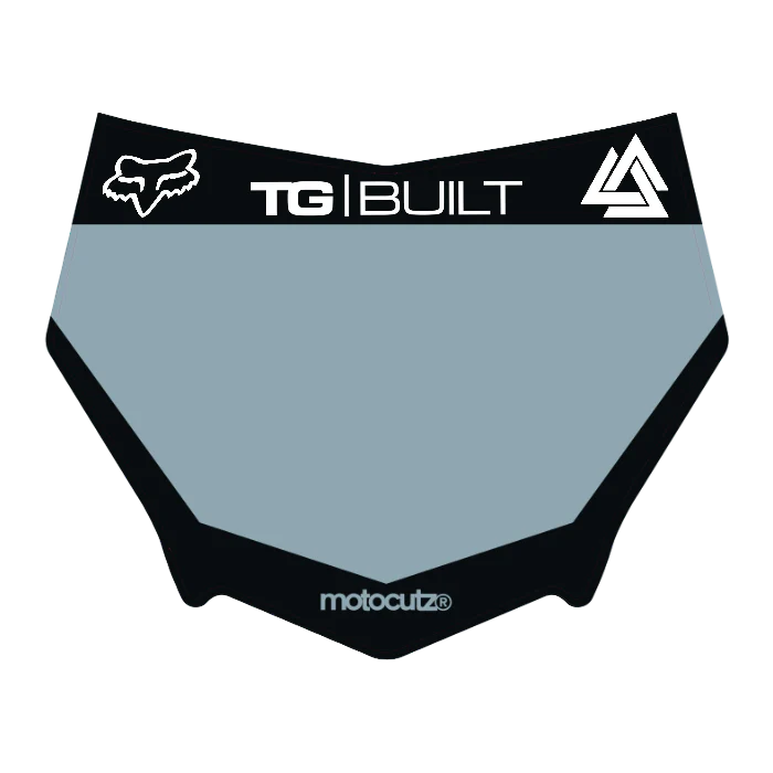 CUSTOM MOTOCUTZ FRONT PLATE DECAL