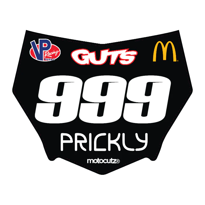 CUSTOM MOTOCUTZ FRONT PLATE DECAL