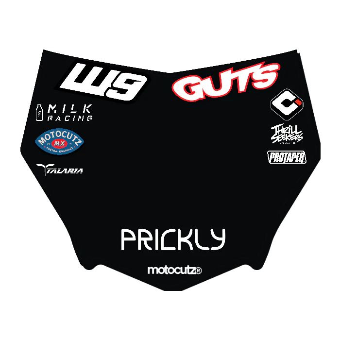 CUSTOM MOTOCUTZ FRONT PLATE DECAL