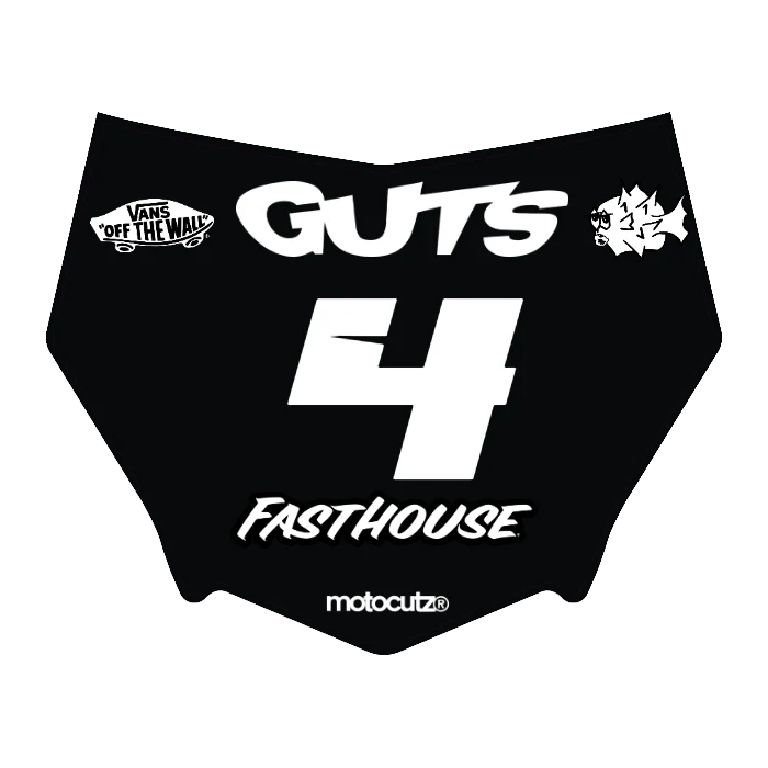 CUSTOM MOTOCUTZ FRONT PLATE DECAL