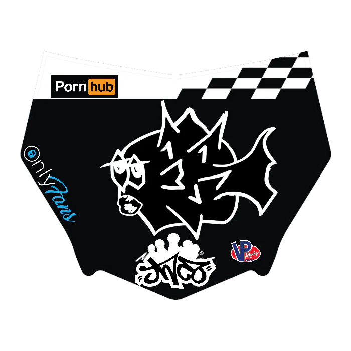 CUSTOM MOTOCUTZ FRONT PLATE DECAL