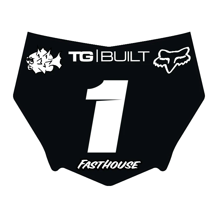 CUSTOM MOTOCUTZ FRONT PLATE DECAL