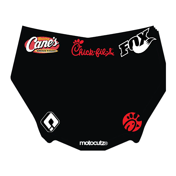 CUSTOM MOTOCUTZ FRONT PLATE DECAL