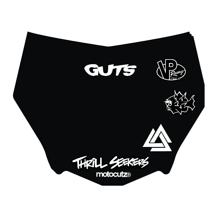 CUSTOM MOTOCUTZ FRONT PLATE DECAL