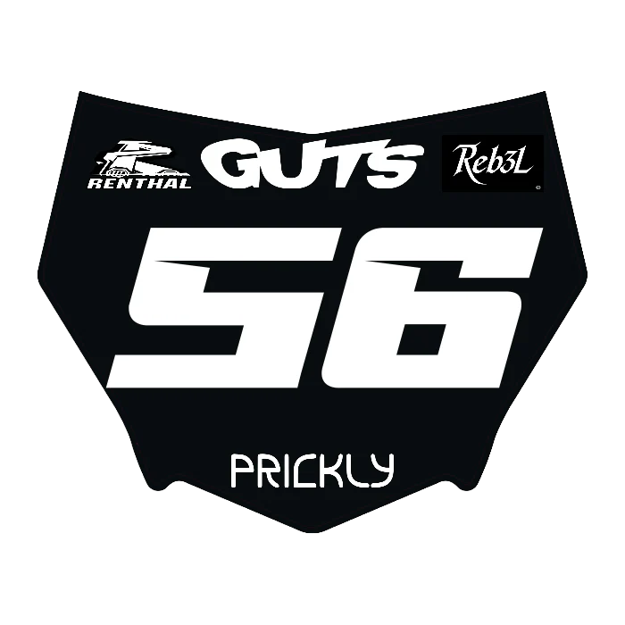 CUSTOM MOTOCUTZ FRONT PLATE DECAL
