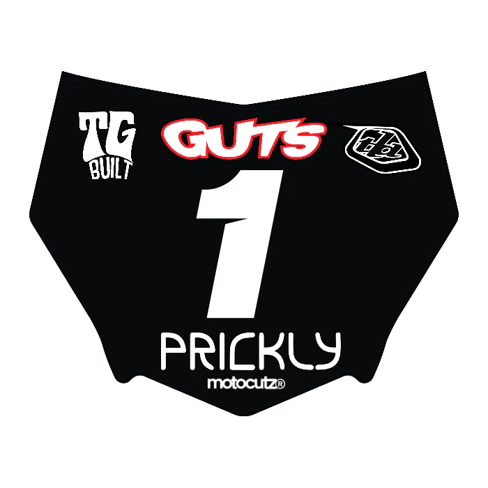 CUSTOM MOTOCUTZ FRONT PLATE DECAL