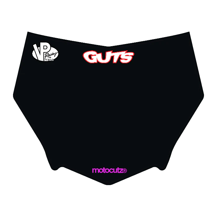 CUSTOM MOTOCUTZ FRONT PLATE DECAL