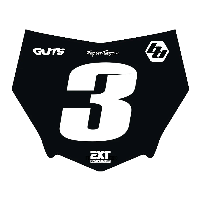 CUSTOM MOTOCUTZ FRONT PLATE DECAL