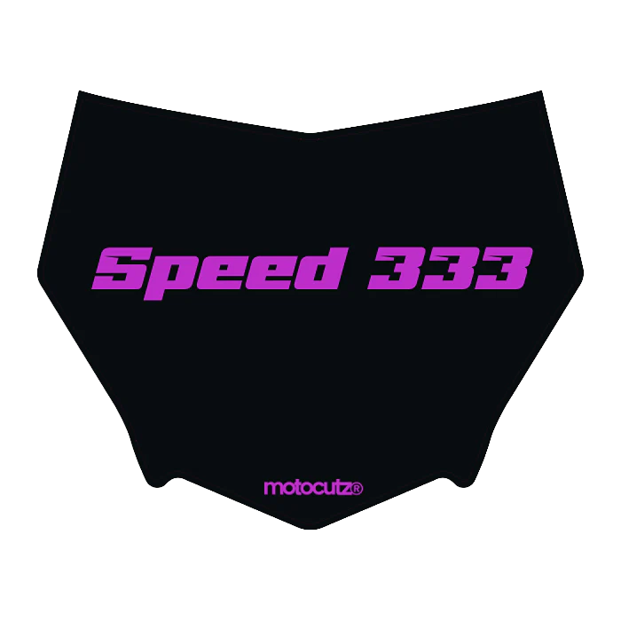 CUSTOM MOTOCUTZ FRONT PLATE DECAL