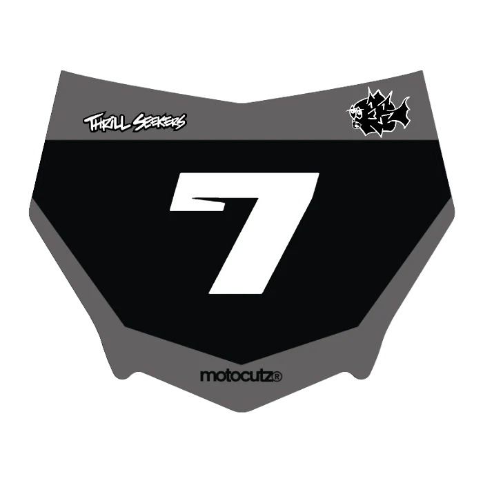 CUSTOM MOTOCUTZ FRONT PLATE DECAL