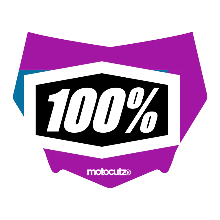 CUSTOM MOTOCUTZ FRONT PLATE DECAL