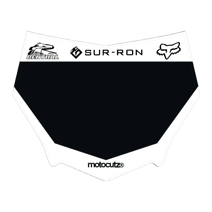 CUSTOM MOTOCUTZ FRONT PLATE DECAL