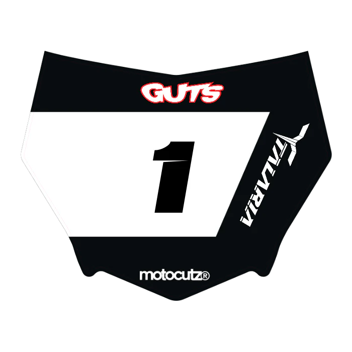 CUSTOM MOTOCUTZ FRONT PLATE DECAL