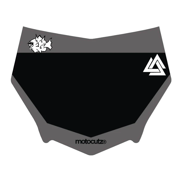 CUSTOM MOTOCUTZ FRONT PLATE DECAL